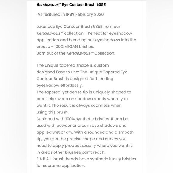 F.A.R.A.H. Rendezvous Rose Gold Brush Trio. Brand New! - Picture 3 of 6